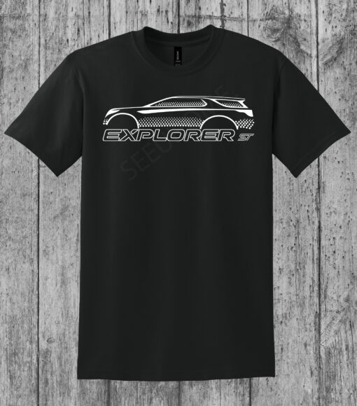 Ford Explorer ST Dotted Window Silhouette T-Shirt